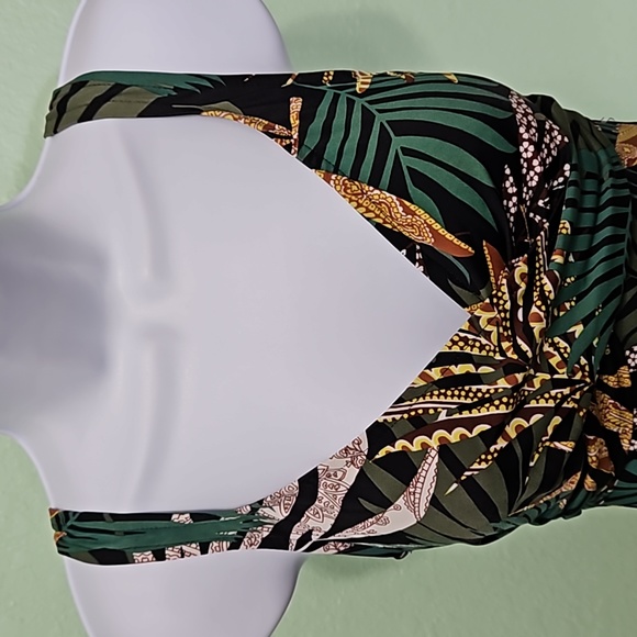 SWIM SUIT palm leaves one piece - Picture 4 of 15